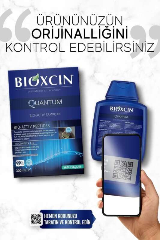 Bioxcin Quantum Yağ Dengeleyici Şampuan - Yağlı Saçlar İçin Temizlik ve Derin Bakım 300 ml - 3