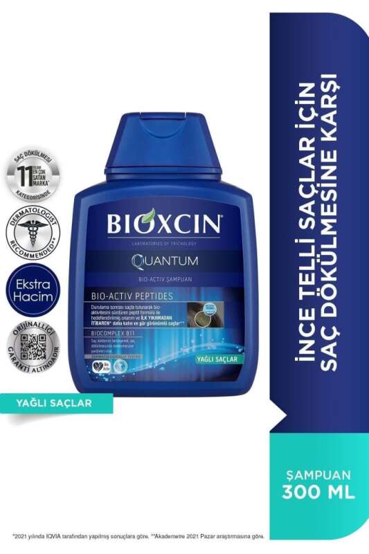 Bioxcin Quantum Yağ Dengeleyici Şampuan - Yağlı Saçlar İçin Temizlik ve Derin Bakım 300 ml - 5