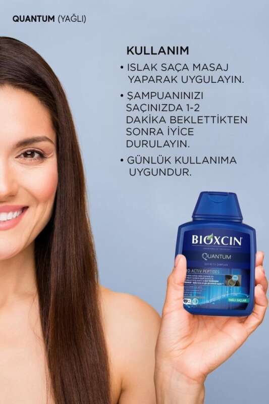 Bioxcin Quantum Yağ Dengeleyici Şampuan - Yağlı Saçlar İçin Temizlik ve Derin Bakım 300 ml - 8