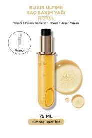 Kérastase Elixir Ultime L Huile Originale Yeniden Doldurmalı Çok Yönlü Parlaklık ve Besleyici Saç Bakım Yağı 75 ml - Kerastase