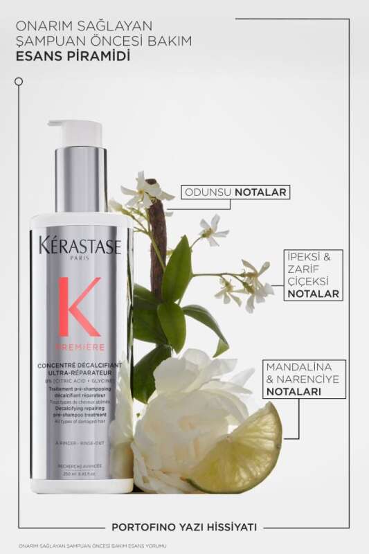 Kerastase Première Concentré Decalcifiant Ultra-Réparateur - Yıpranmış ve Kireçli Saçlar İçin Şampuan Öncesi Yoğun Onarıcı ve Mineral Temizleyici Serum 250ml - 7