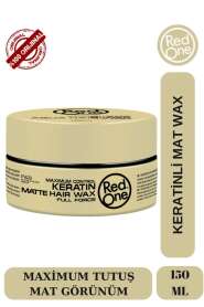 Redone Wax Mat Keratin 150ml | Mat Hacim ve Keratin Destekli Şekillendirme - Red One